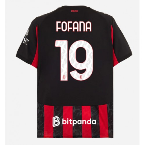 AC Milan Youssouf Fofana #19 Fußballbekleidung Heimtrikot 2025-26 Kurzarm